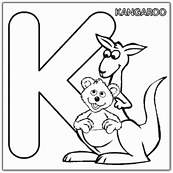 coloriage 1 rue sesame alphabet k